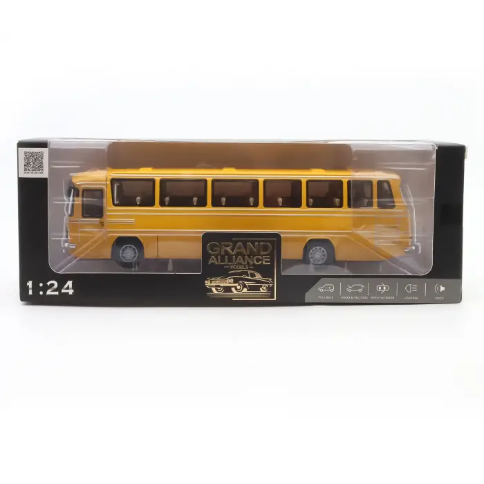 Grand Alliance Models 1/43 Karsan Mercedes-Benz O302 Diecast Model Otobüs Sarı (GA24002 SR)