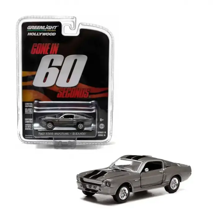 Greenlight 1:64 Gone in Sixty Seconds (2000) - 1967 Custom Ford Mustang “Eleanor” Solid Pack 44742