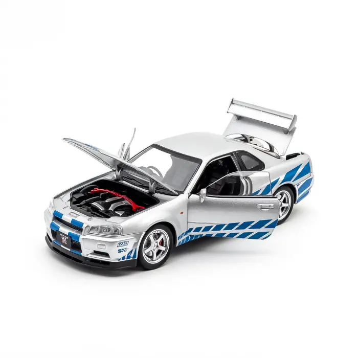 Hobbiez World 1:24 Nissan Skyline GT-R R34 Liberty Walk - 1901-410A