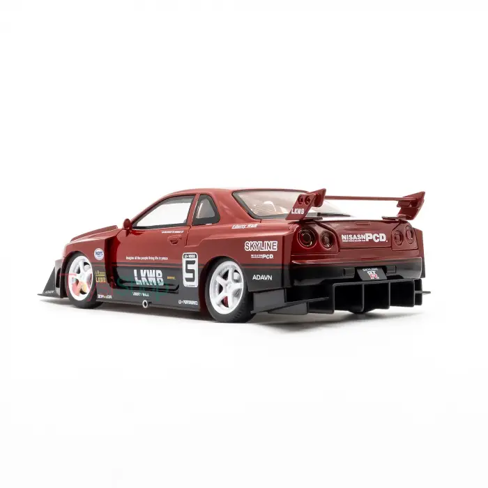 Hobbiez World 1:24 Nissan Skyline LBWL  Kırmızı - 1901-411A