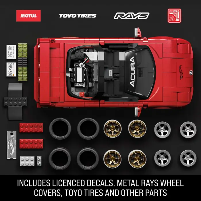 Hot Wheels ’90 Acura Nsx Yapı Oyuncağı (876 Parça)