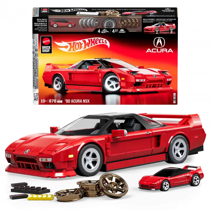 Hot Wheels ’90 Acura Nsx Yapı Oyuncağı (876 Parça)