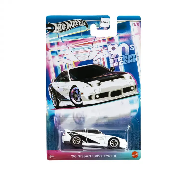 Hot Wheels 90s Street Scene 96 Nissan 180SX Type X - JCB57