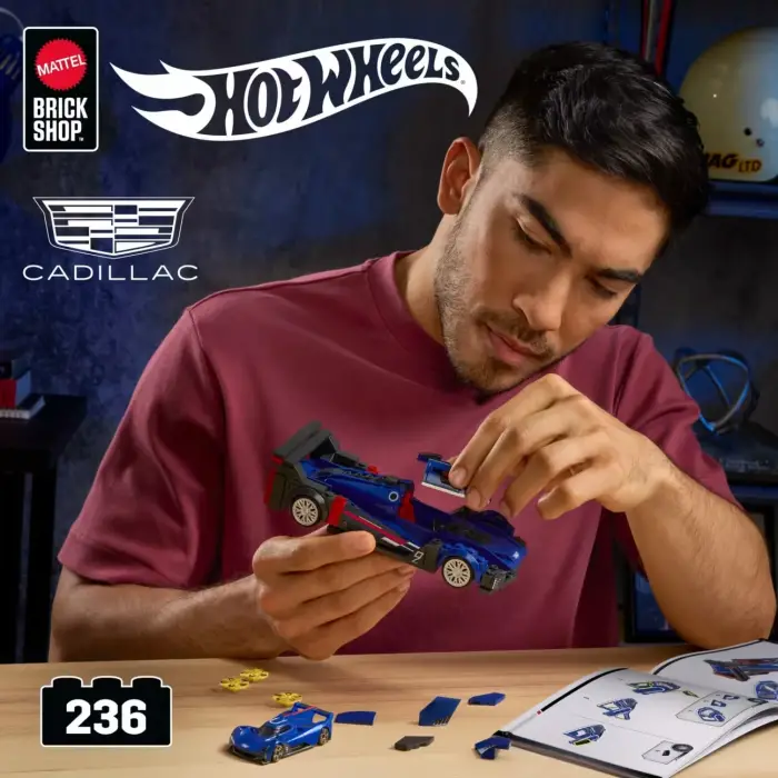 Hot Wheels Cadillac Project GTP Hypercar Yapı Oyuncağı Seti (236 Parça)