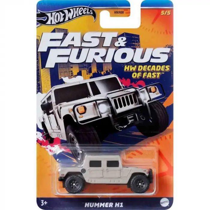 Hot Wheels Fast & Furious - Decades of Fast HNR88 - 5 Araçlık Set