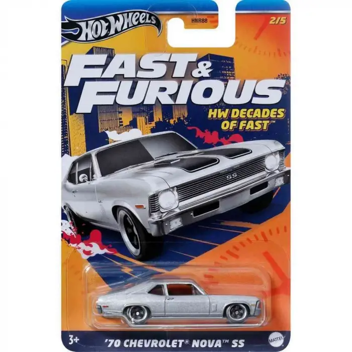 Hot Wheels Fast & Furious - Decades of Fast HNR88 - 5 Araçlık Set