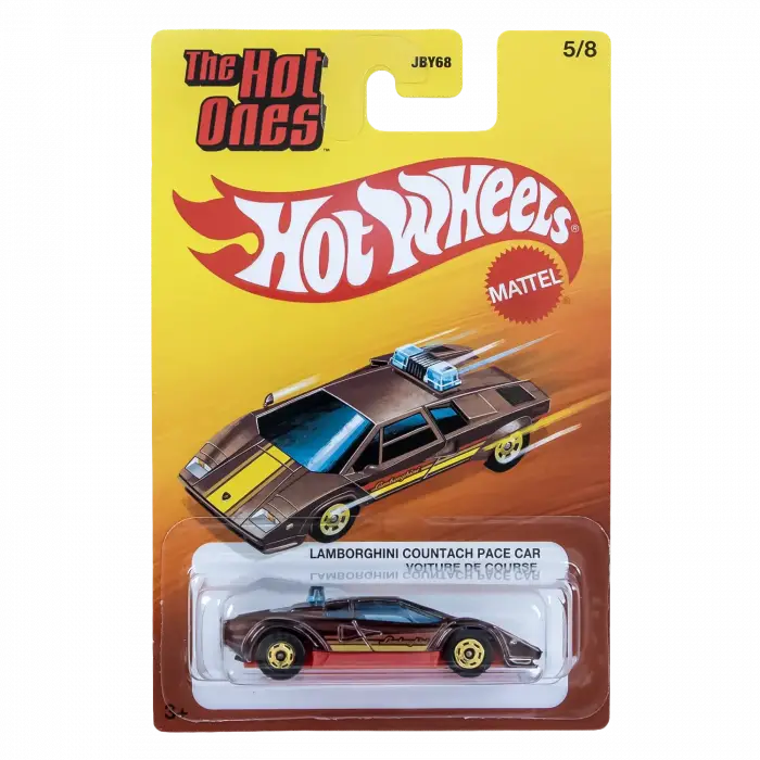Hot Wheels Hot Ones Lamborghini Countach Race Car JBY68-JKX52