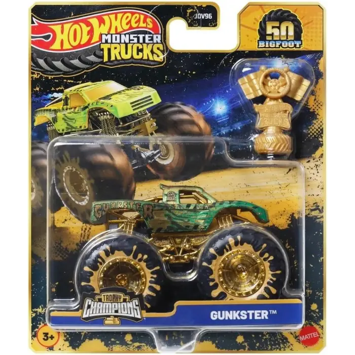 Hot Wheels Monster Truck Trophy Champions - Gunkster JDV99