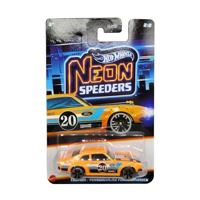 Hot Wheels Neon Speeders 8li Set - 979F