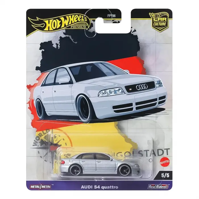 Hot Wheels Premium Car Culture World Tour Audi S4 quattro - FPY86 HRV81