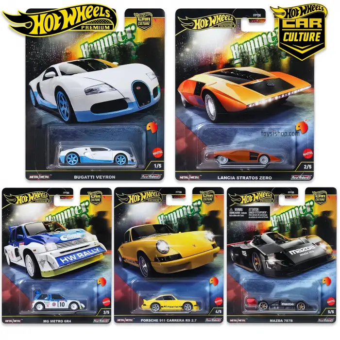 Hot Wheels Premium Car Culture Hammer Drop Set FPY86-976F