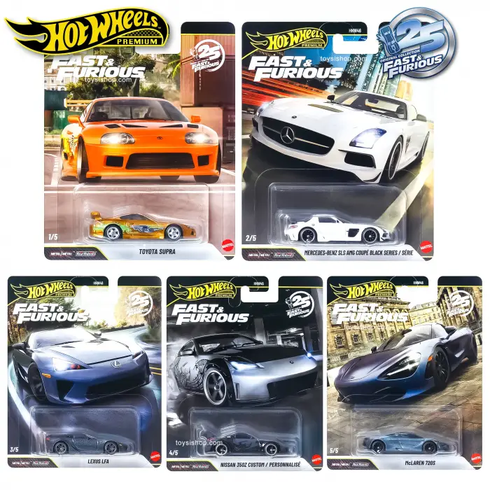 Hot Wheels Premium Fast Furious 2026 R Case (10lu Kutu) HNW46 - 979R