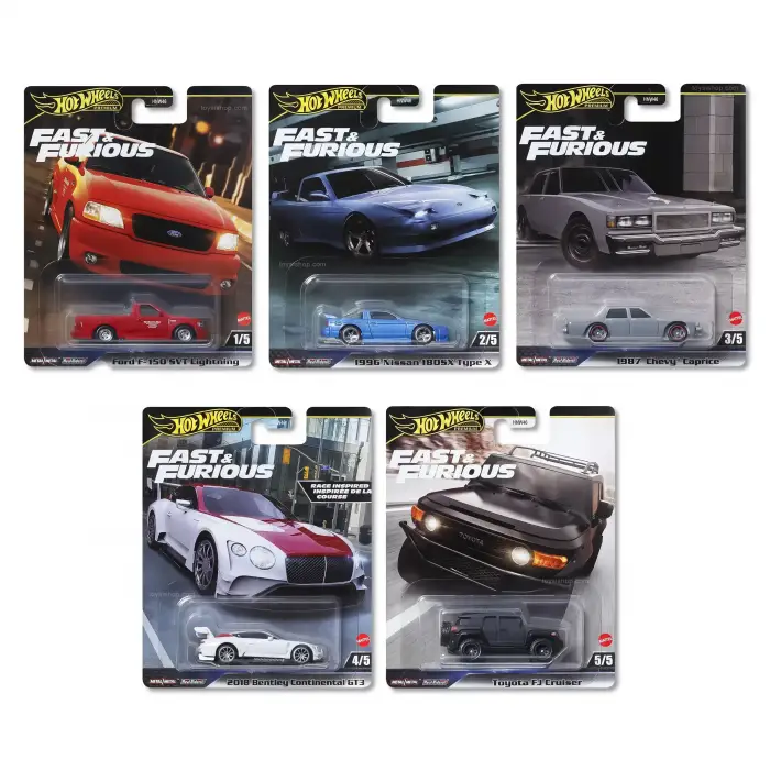 Hot Wheels Premium Fast & Furious Set Mix 4 - 979H
