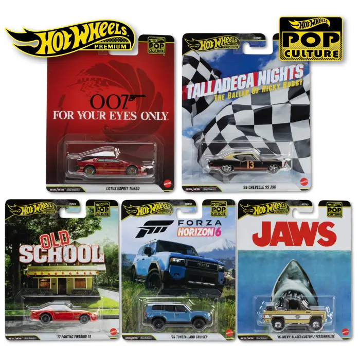 Hot Wheels Premium Pop Culture T Case 2026 HDX63-979T