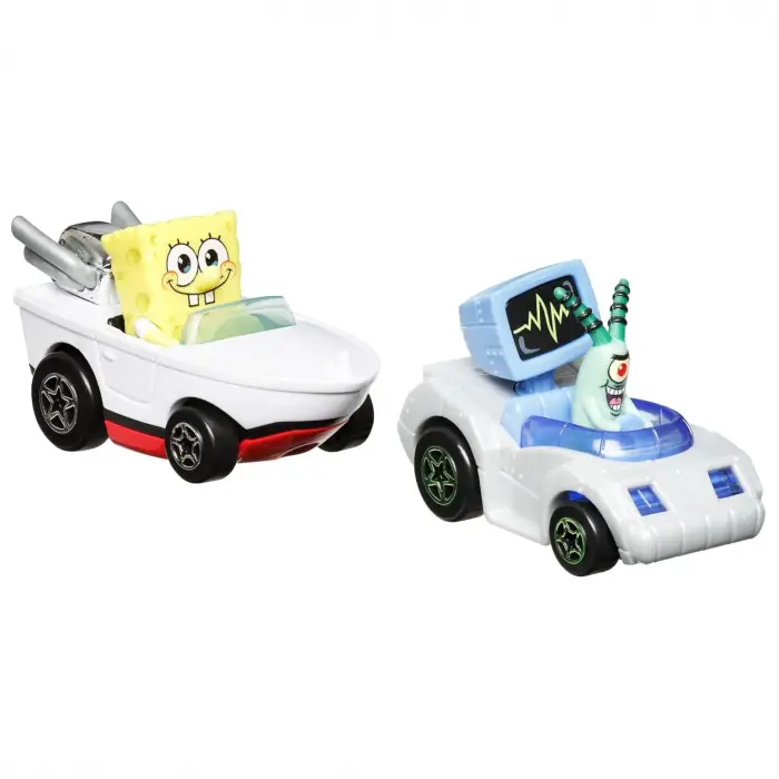 Hot Wheels Racer Verse 2024 - Plankton & Spongebob Squarepants - HRT85