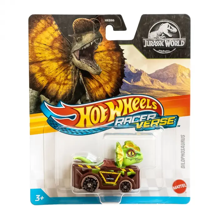 Hot Wheels Racer Verse - Jurassic Park Dilophosaurus - HKD34