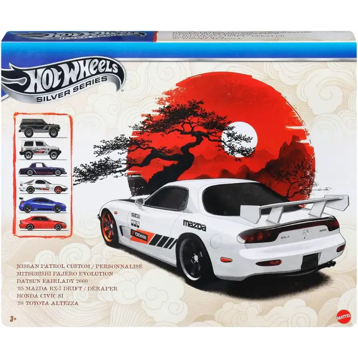 Hot Wheels Silver Series 6lı Japon Araba Seti JBL23