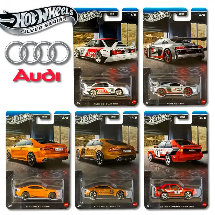 Hot Wheels Silver Series Audi Set - GRT01 - 979Q
