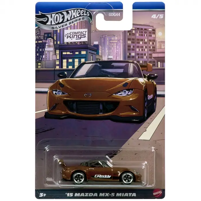 Hot Wheels Silver Series Compact Kings 15 Mazda MX Miata - JKX56