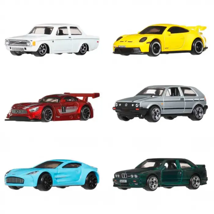 Hot Wheels Silver Series Euro Style 6lı Araba Seti - JBL25