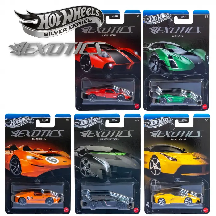Hot Wheels Silver Series Exotics - GDG44-977U