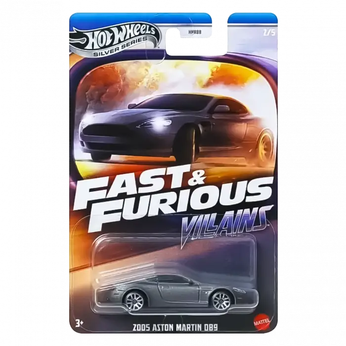 Hot Wheels Silver Series Fast & Furious Villains - 2005 Aston Martin D89