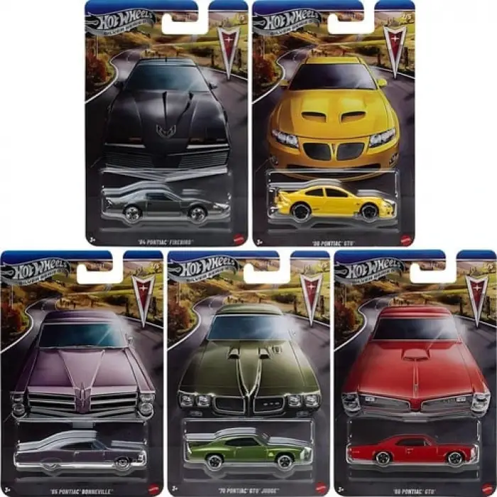 Hot Wheels Silver Series Pontiac 5li Set GRT01 - 979P