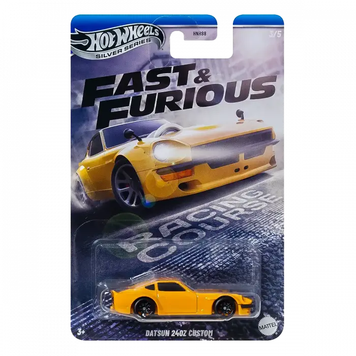 Hot Wheels Silver Series Racing Course - Datsun 240Z Custom