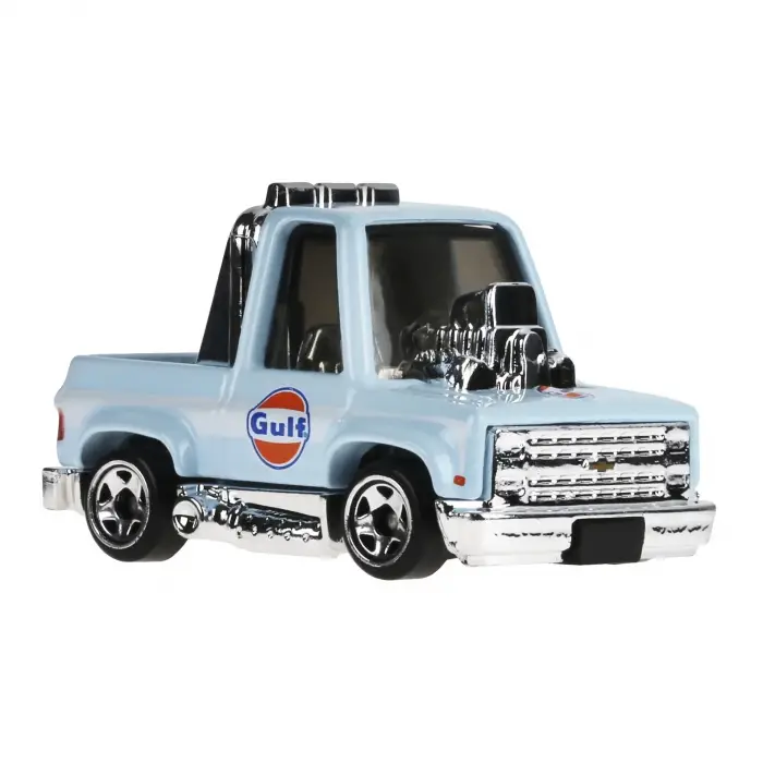 Hot Wheels Silver Tooned 83 Chevy Siverado - JCB64