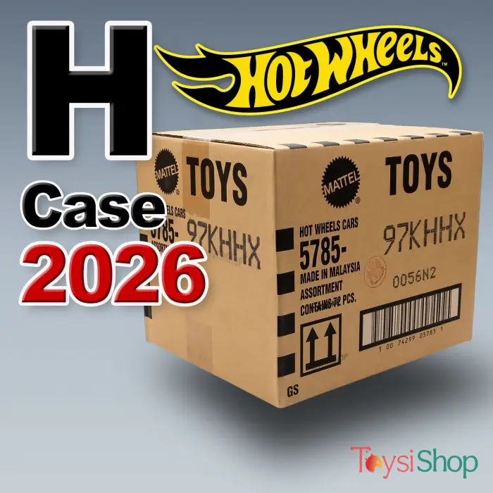 Hot Wheels Tekli Arabalar 2026 H Case - 72 Adetlik Kutu