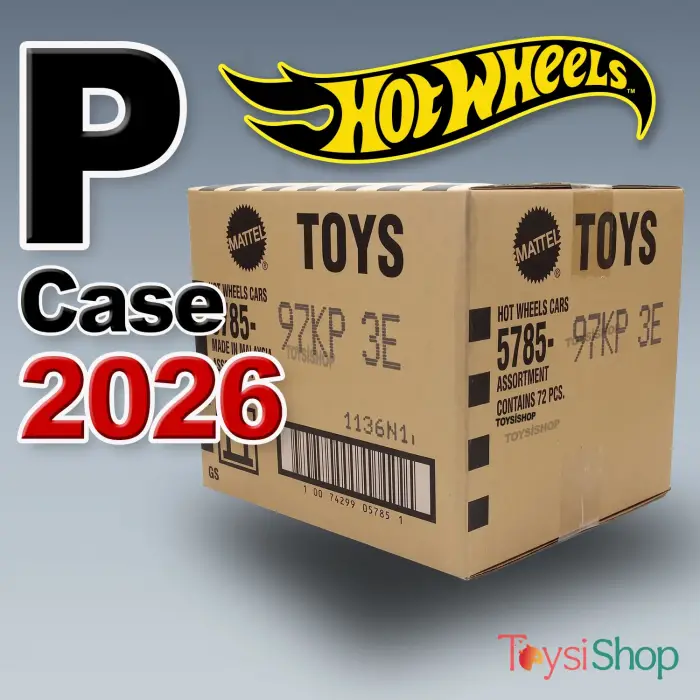Hot Wheels Tekli Arabalar 2026 P Case - 72 Adetlik Kutu