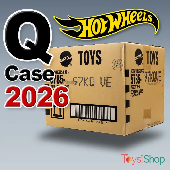 Hot Wheels Tekli Arabalar 2026 Q Case - 72 Adetlik Kutu