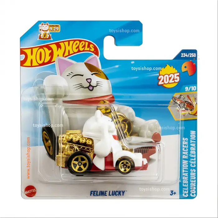 Hot Wheels Tekli Arabalar Feline Lucky - Celecration Racers - 234