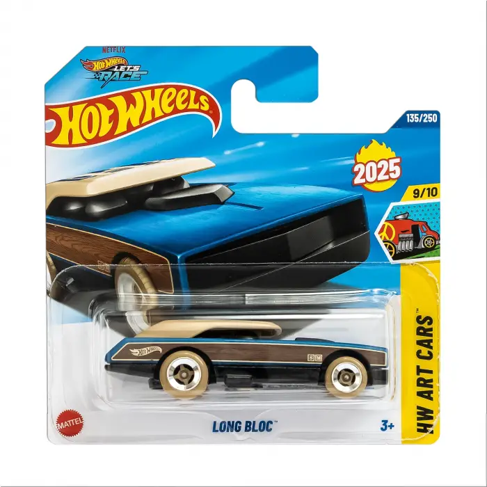 Hot Wheels Tekli Arabalar Long Bloc - HW Art Cars - 135