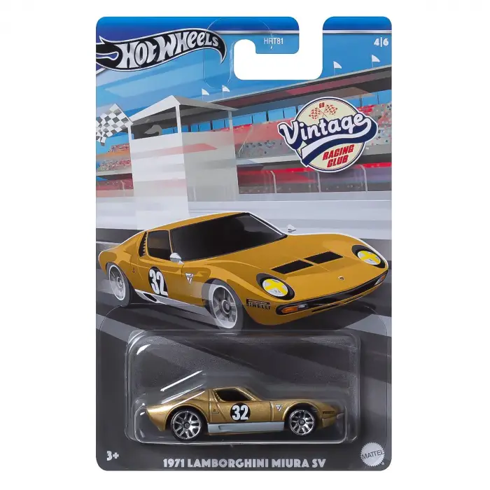 Hot Wheels Vintage Racing Club - 1971 Lamborghini Miura SV