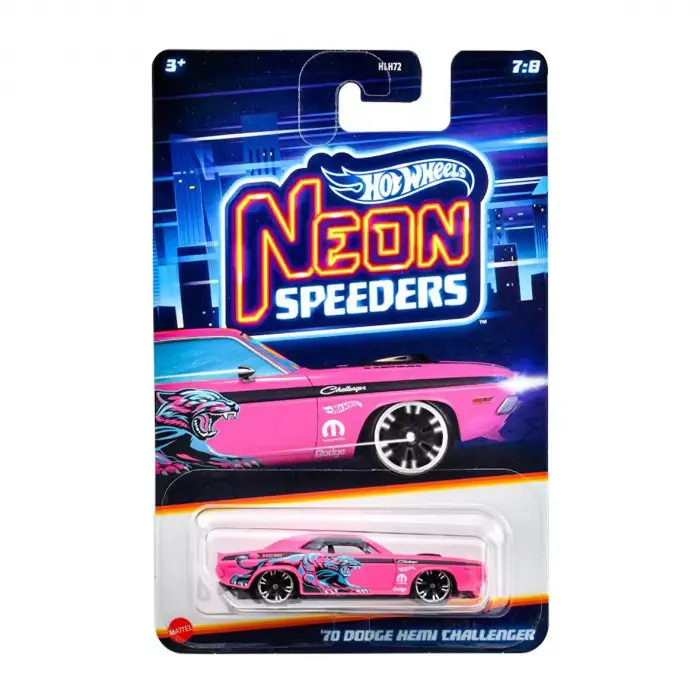 Hot Whels Neon Speeders 8 Araçlık Set - HLH72