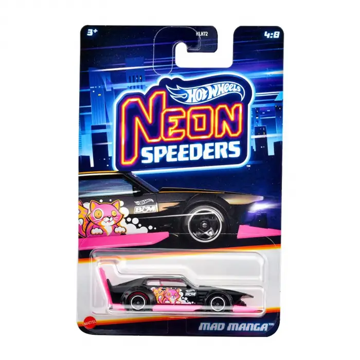 Hot Whels Neon Speeders 8 Araçlık Set - HLH72