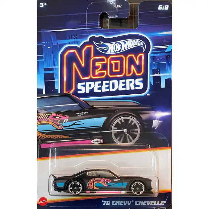 Hot Whels Neon Speeders 8 Araçlık Set - HLH72