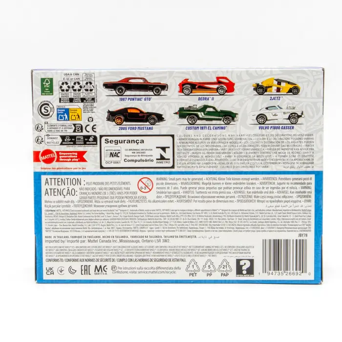 Hot Whels Silver Series Legends Tour 6lı Arabalar JBY78