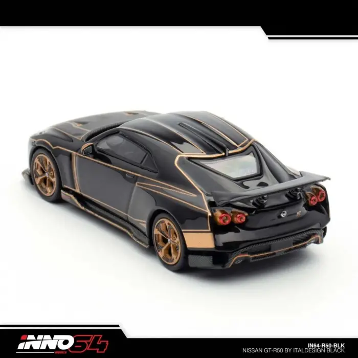 Inno 1/64 Nissan GT-R50 By ITALDESIGN Black IN64-R50-BLK