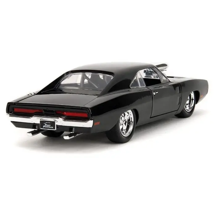 Jada 1:24 Fast&Furious 1970 Dodge Charger Diecast Model Araba Siyah - 35421