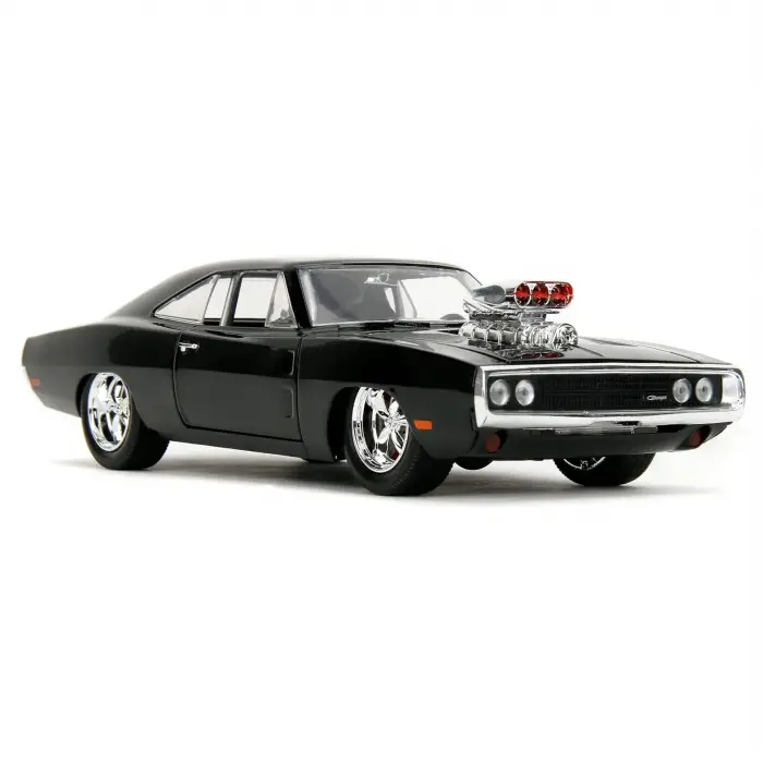 Jada 1:24 Fast&Furious 1970 Dodge Charger Diecast Model Araba Siyah - 35421