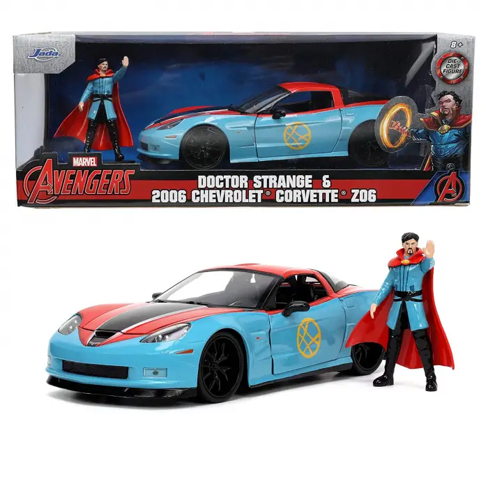 Jada Doctor Strange & 2006 Chevrolet Corvette Z06 - 25 322 5024