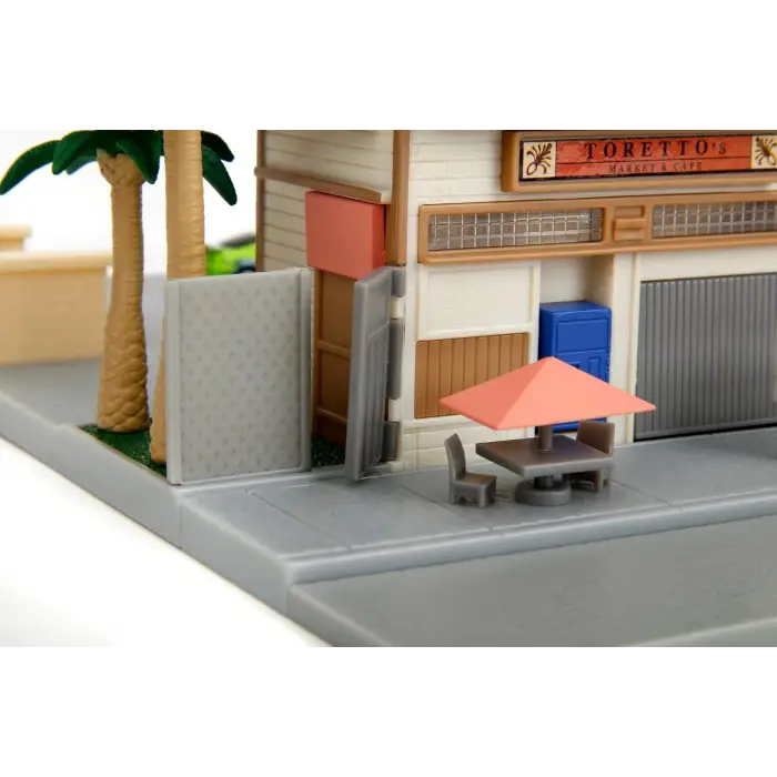 Jada Fast & Furious Nanoscene Toretto Cafe Diorama Seti - 253203095