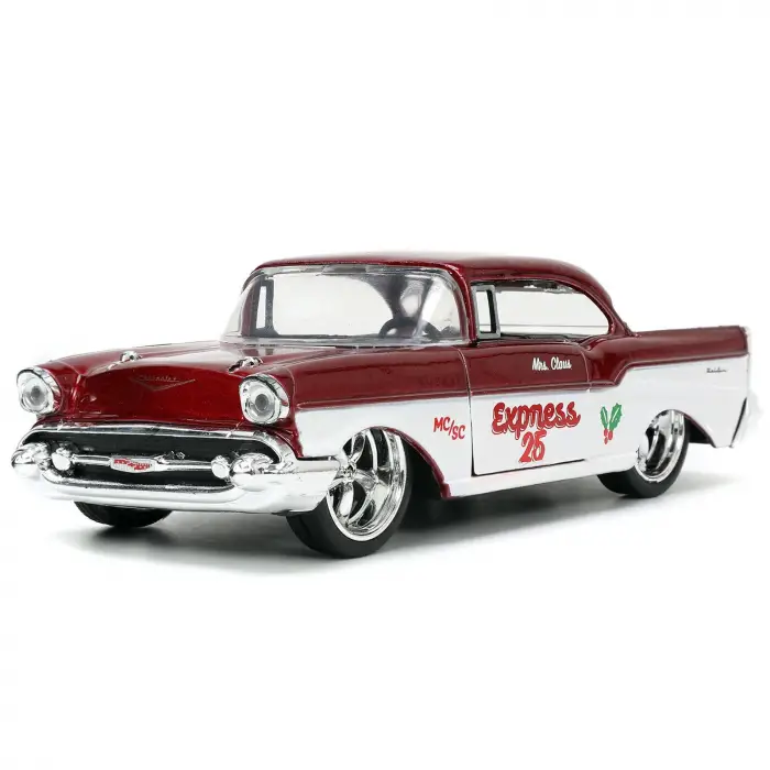 Jada Mrs. Santa Claus & 1957 Chevrolet Bel Air 1:32 - 253253008