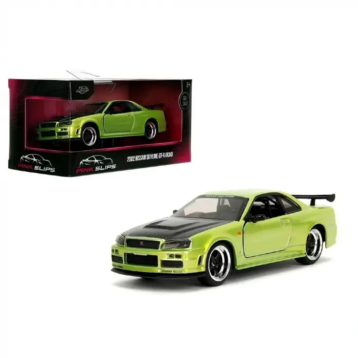 Jada Pink Slips 1:32 2002 Nissan Skyline GT-R (R-34)- 253292000