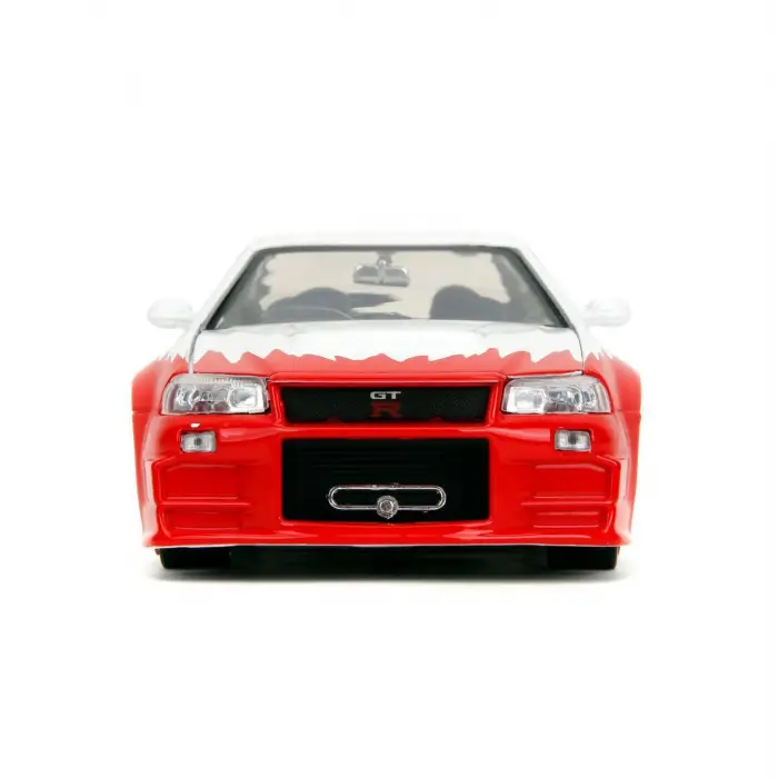 Jada Street Fighter Rye Figürü & Nissan Skyline GTR R34 - 253255071