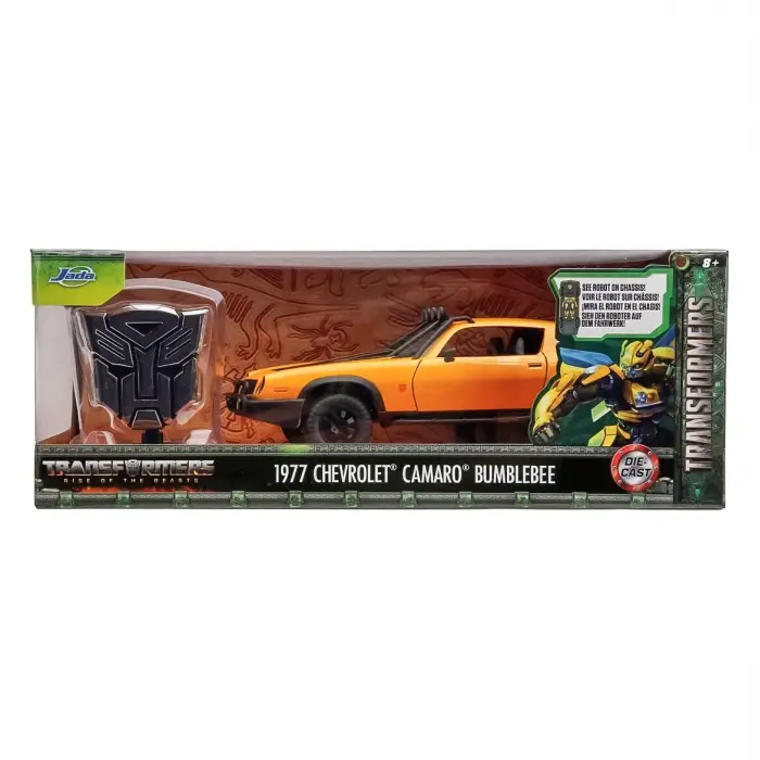 Jada Transformers 1977 Chevrolet Camaro Bumblebee Diecast Model Araba
