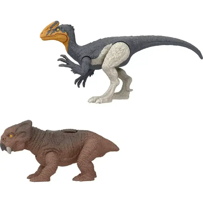 Jurassic World Kaos Teori Tehlikeli Dinazor Paketi - Guanlong vs Lystrosaurus - HLN49 - HKT55