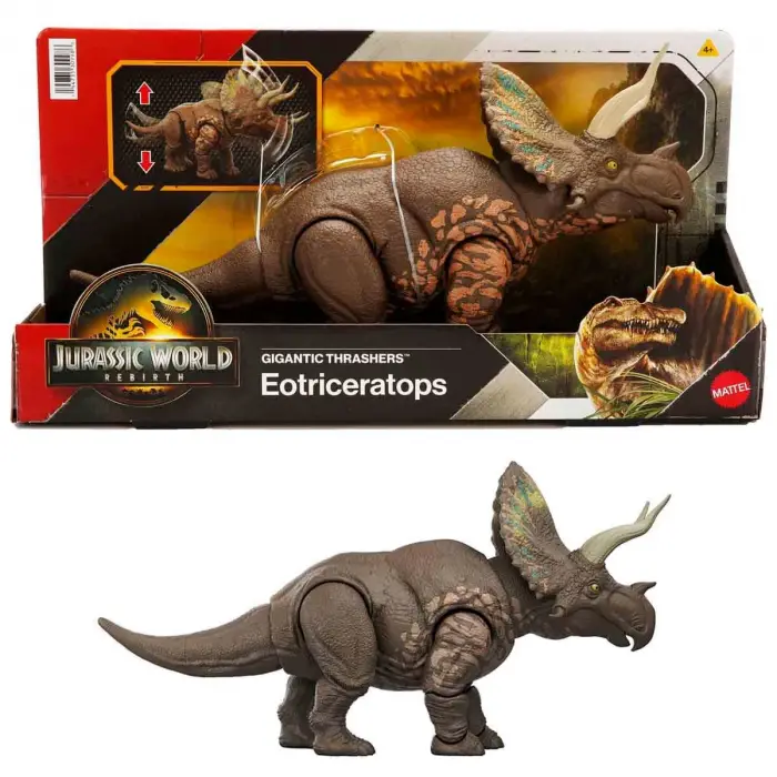 Jurassic World İz Sürücü Dinozor Figürü Eotriceratops JGB93